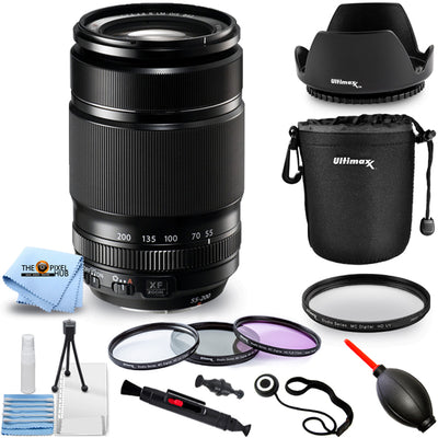 FUJIFILM XF 55-200mm f/3.5-4.8 R LM OIS Lens 16384941 - Filter Kit Bundle