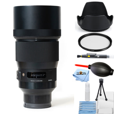 Sigma 135mm f/1.8 DG HSM Art Objektiv für Sony E - 240965 Essential UV-Filterpaket