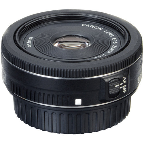 Canon EF-S 24mm f/2.8 STM Objektiv 9522B002 + UV-Ultraviolettfilter-Paket