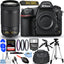 Nikon D850 DSLR-Kamera mit 70-300 mm ED VR-Objektiv + 32 GB + Blitz + Stativpaket