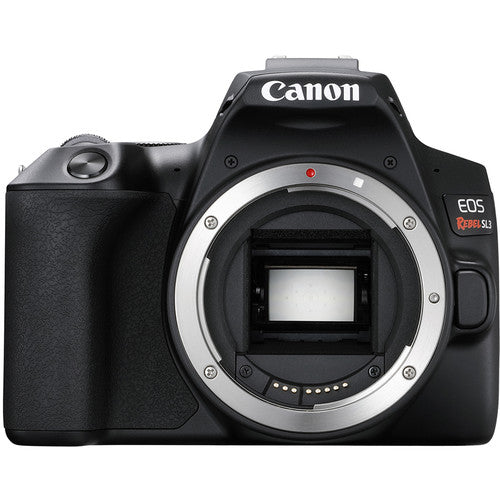 Canon EOS Rebel SL3 DSLR-Kamera (schwarz, nur Gehäuse) 3453C001 – 7-teiliges Zubehörset