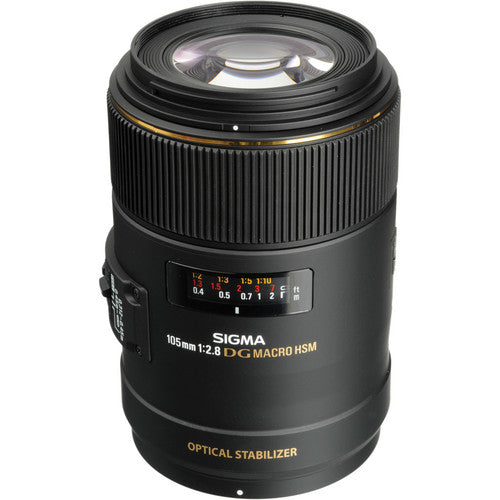 Sigma 105mm f/2.8 EX DG OS HSM Makroobjektiv für Canon EOS Kameras - 258101