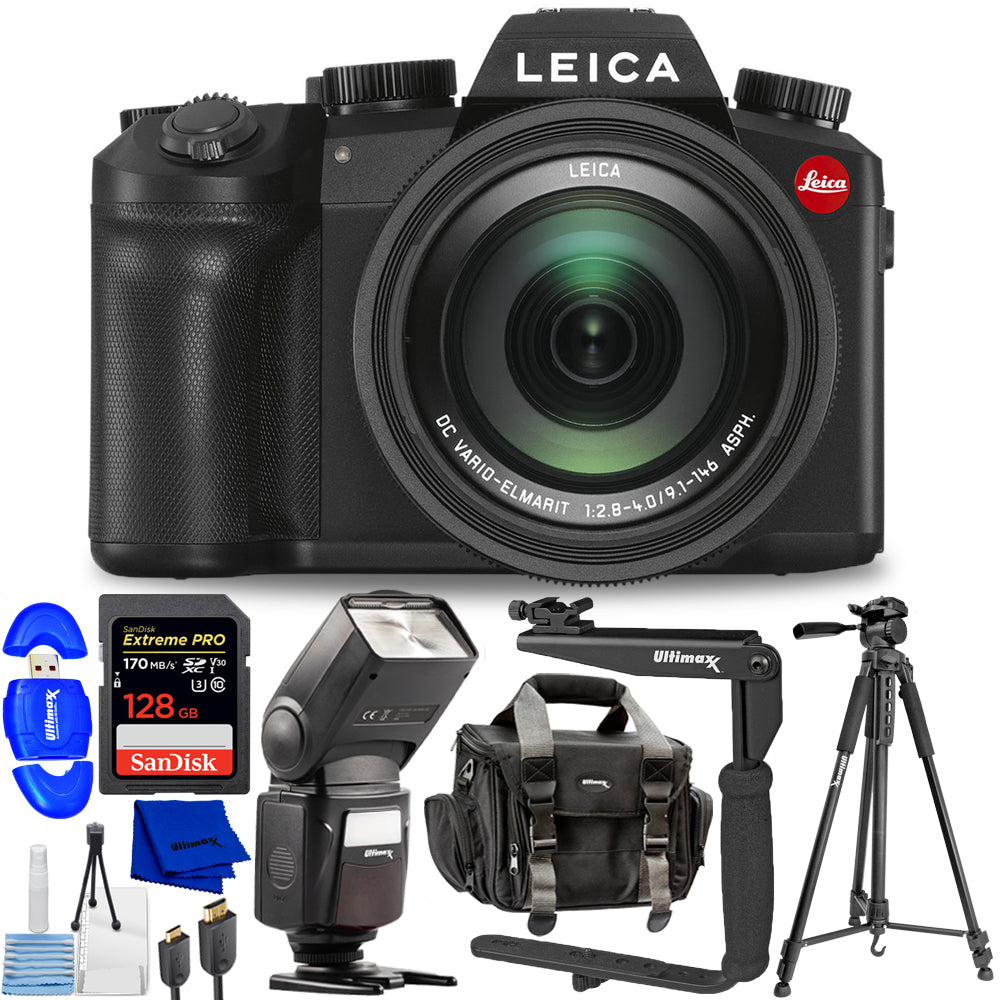 Leica V-Lux 5 Digital Camera 19121 - 10PC Accessory Bundle