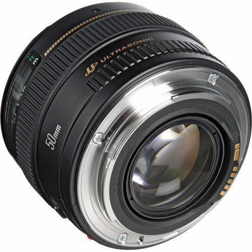 Canon EF 50mm f/1.4 USM Objektiv 2515A003 + Tele- und Weitwinkelobjektiv-Paket