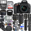 Nikon D5600 Kamera mit 18-55 mm + 70-300 mm VR + 500 mm Objektiven – Top Value Bundle