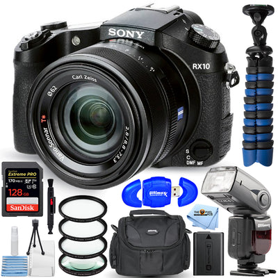 Sony Cyber-shot DSC-RX10 IV Digital Camera - 64GB 10 Piece Accessory Bundle