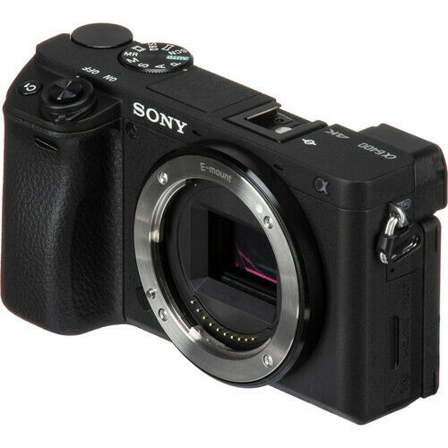 Spiegellose Digitalkamera Sony Alpha a6400 (nur Gehäuse) – Essential 32 GB-Paket