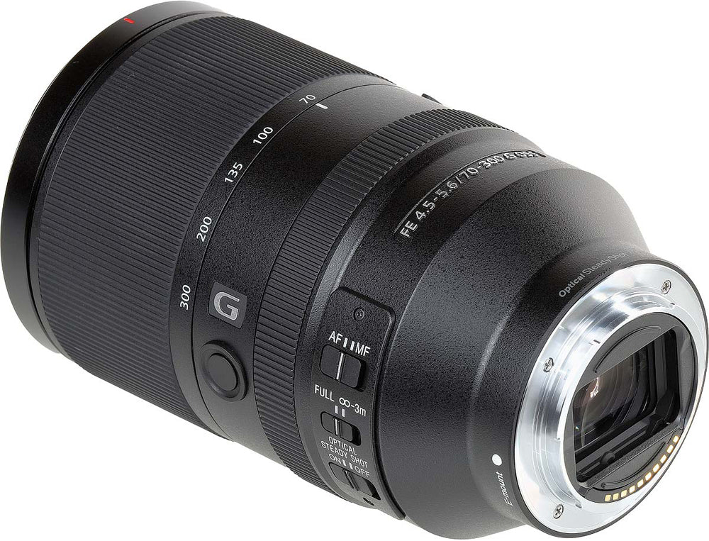 Sony FE 70–300 mm f/4,5–5,6 G OSS-Objektiv SEL70300G – 7-teiliges Zubehörpaket