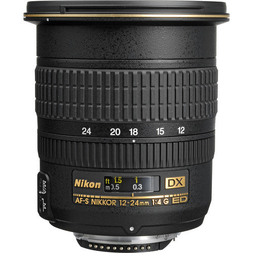 Nikon AF-S DX Zoom-NIKKOR 12-24 mm 1:4G IF-ED Objektiv 2144 – Essential UV-Paket