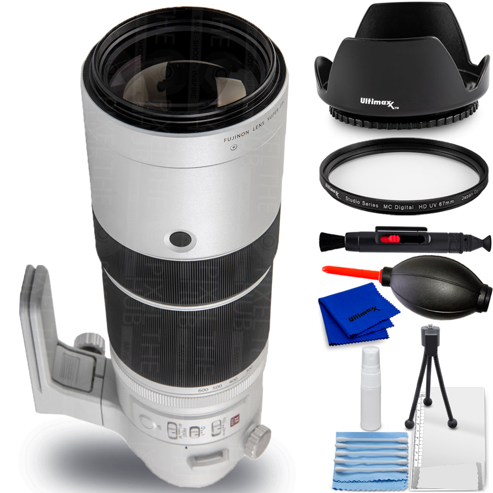 FUJIFILM XF 150–600 mm f/5,6–8 R LM OIS WR-Objektiv 16754500 – 7-teiliges Zubehörpaket