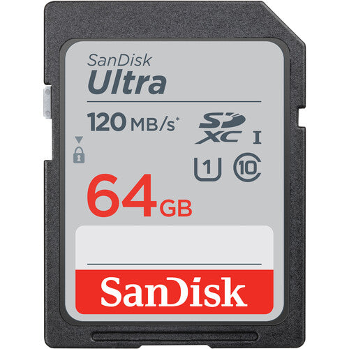 SanDisk 64 GB Ultra Class 10 UHS-I SD SDHC/SDXC-Speicherkarte Full HD