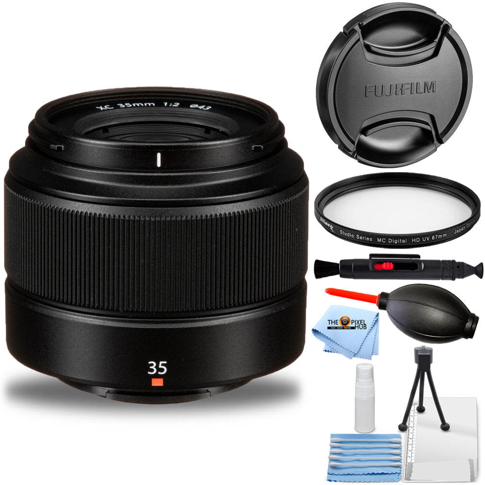 FUJIFILM XC 35mm f/2 Objektiv 16647434 - 7-teiliges Zubehörpaket