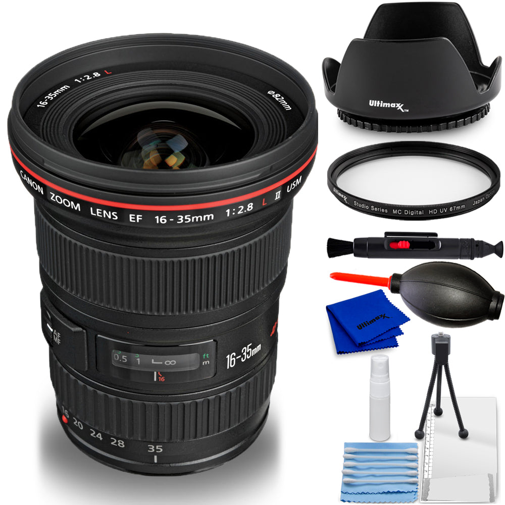 Canon EF 16-35mm f/2.8L II USM Objektiv 1910B002 - 7-teiliges Zubehörpaket