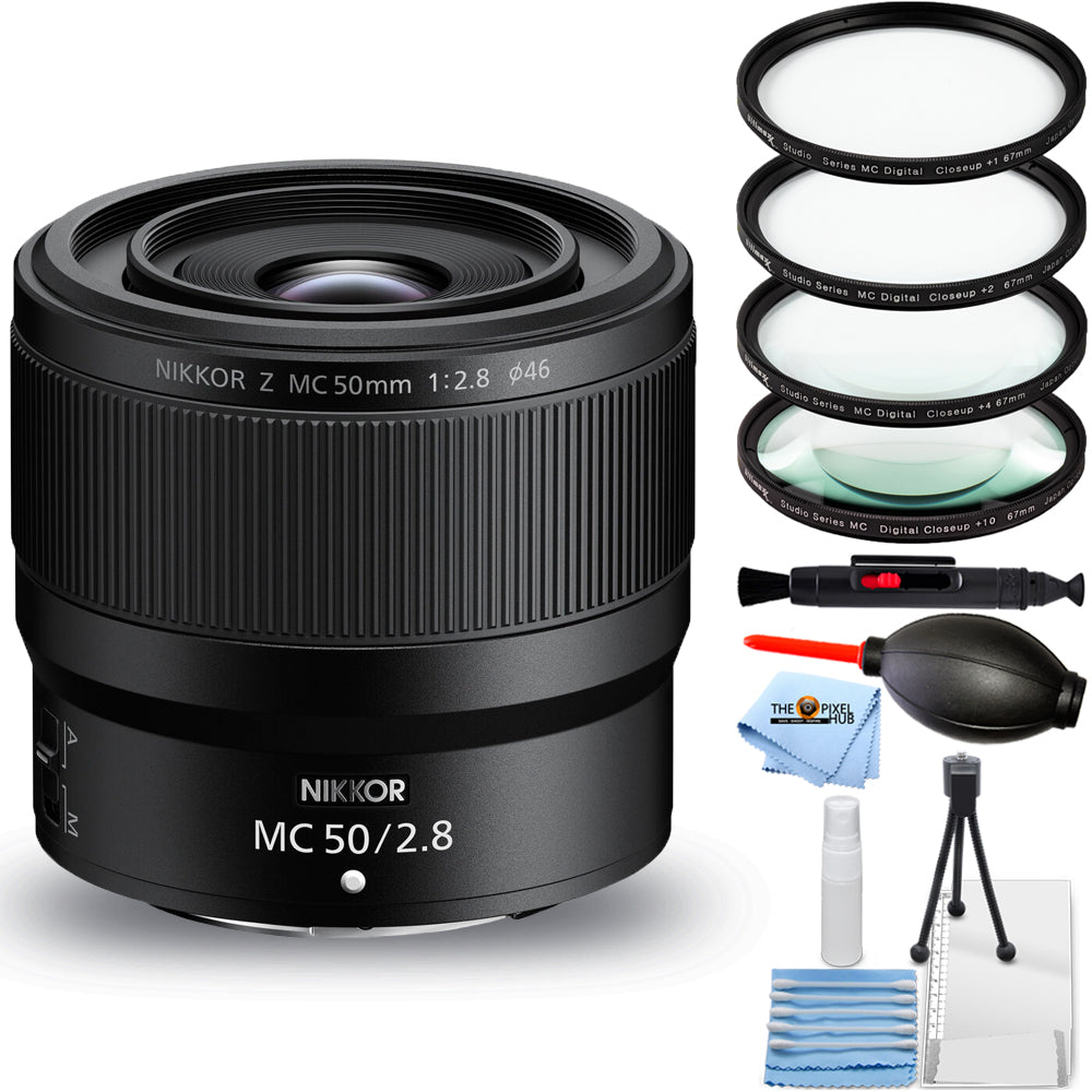 Nikon NIKKOR Z MC 50 mm 1:2,8 Makroobjektiv 20103 – 6-teiliges Zubehörpaket