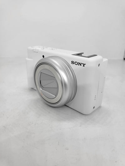 Sony ZV-1 II Digitalkamera (Weiß) ZV1M2/W - 7-teiliges Zubehörpaket