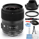 Sigma 35mm f/1.4 DG HSM Art Lens for Canon DSLR Cameras - 7PC Accessory Bundle Sigma
