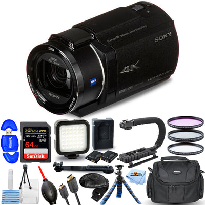 Sony FDR-AX43 UHD 4K Handycam Camcorder - 15-teiliges Zubehörpaket