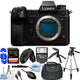 Panasonic Lumix S1H Mirrorless Camera DC-S1HBODY - 12PC Accessory Bundle Panasonic