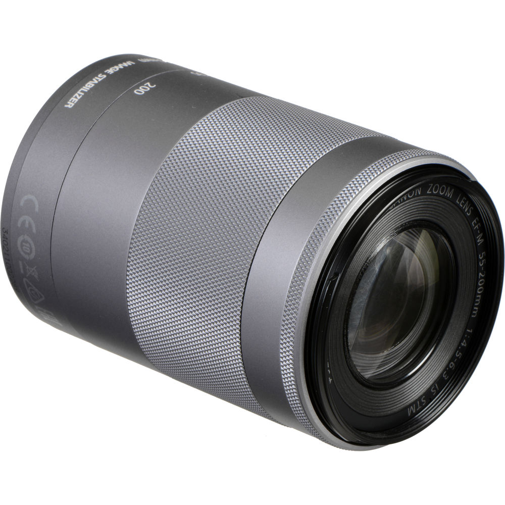 Canon EF-M 55-200mm f/4.5-6.3 IS STM Objektiv (Silber) - 1122C002