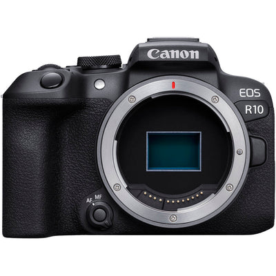 Canon EOS R10 spiegellose Kamera (nur Gehäuse) – 9-teiliges Zubehörpaket