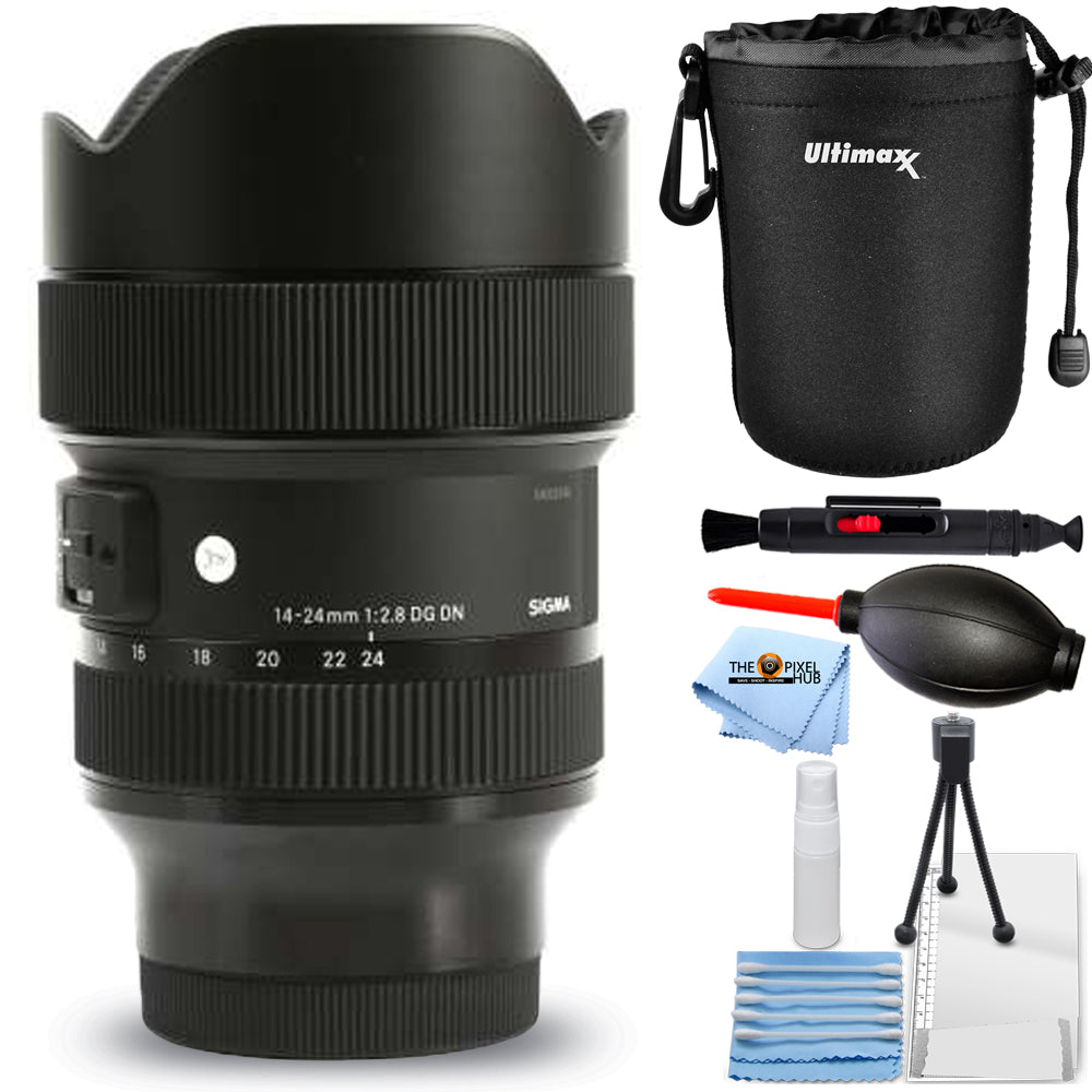 Sigma 14–24 mm f/2,8 DG DN Art-Objektiv für Sony E 213965 – Essential Pouch Bundle