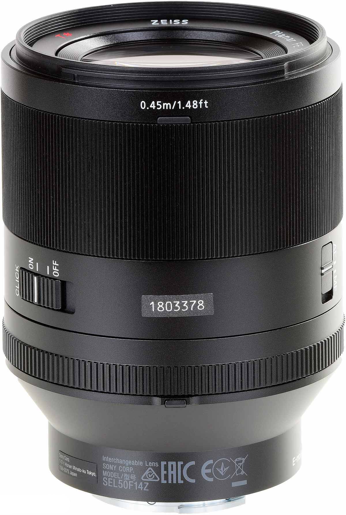 Sony Planar T* FE 50mm f/1.4 ZA Objektiv SEL50F14Z - 7-teiliges Zubehörpaket