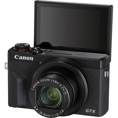 Canon PowerShot G7 X Mark III Digitalkamera (Schwarz) 3637C001 + SanDisk 32 GB