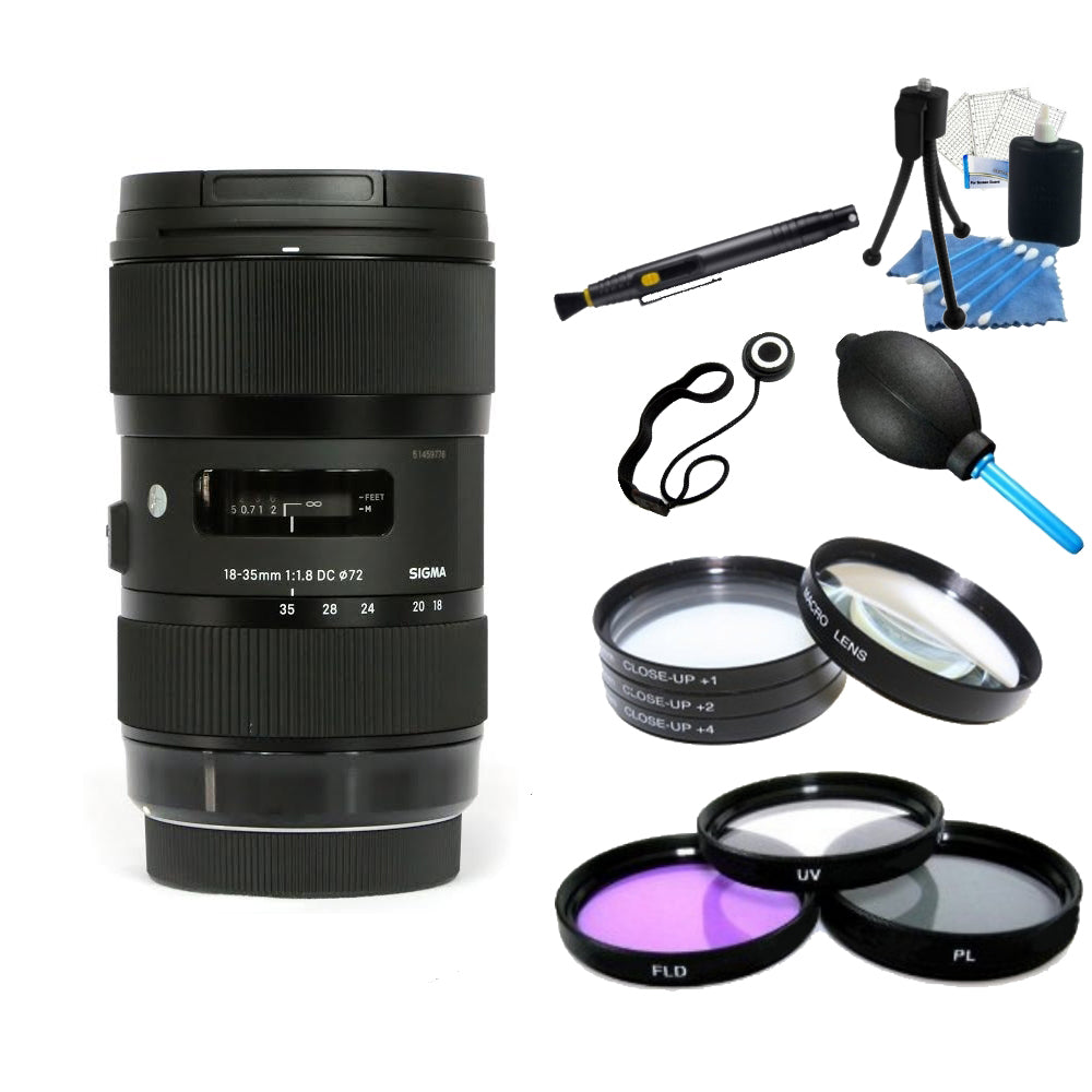 Sigma 18-35 mm f/1.8 DC HSM-Objektiv für Nikon-Objektivpaket! Ganz neu!