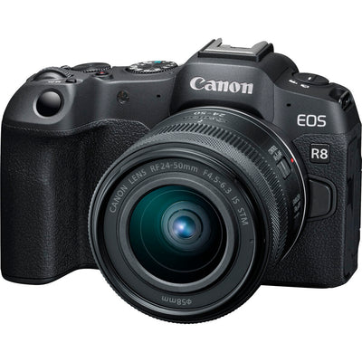 Canon EOS R8 Mirrorless Camera with RF 24-50mm f/4.5-6.3 IS STM Lens - 5803C012