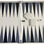 Lucite Acrylic Backgammon Set 18" Large Premium Board and Pieces (White)