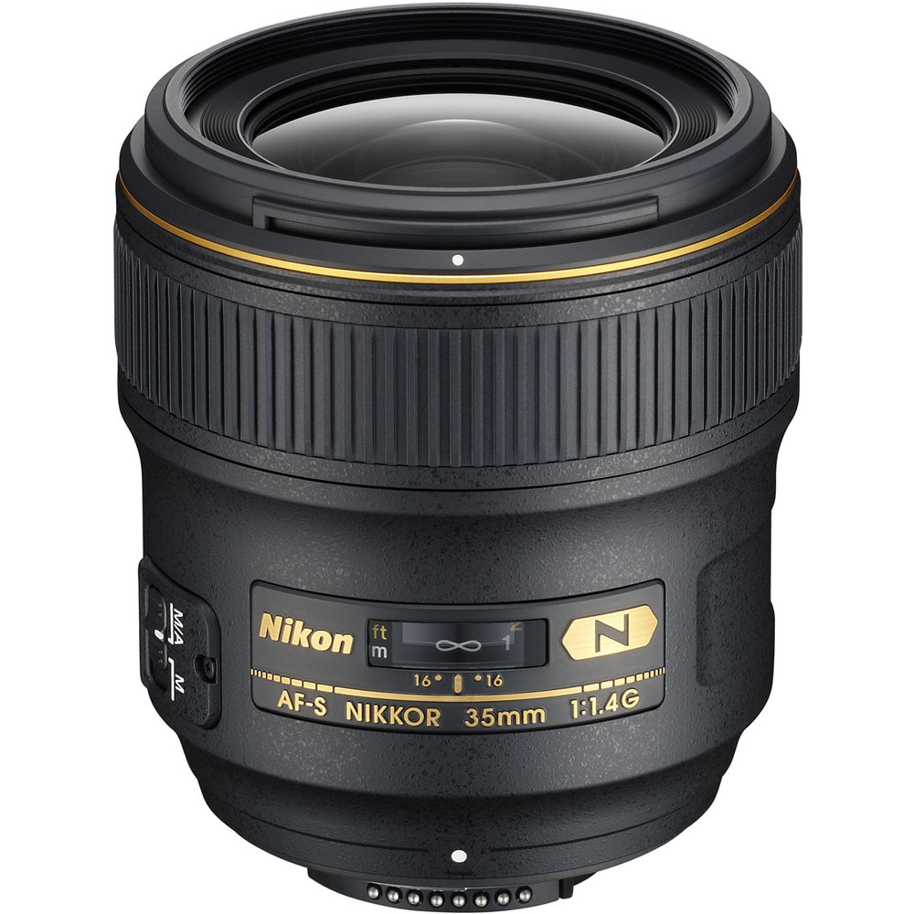 Nikon AF-S NIKKOR 35 mm 1:1,4G-Objektiv 2198 – 7-teiliges Zubehörpaket