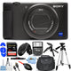 Sony ZV-1 20.1MP/4K Compact Vlog Digital Camera (Black) + 32GB + Flash Bundle Sony