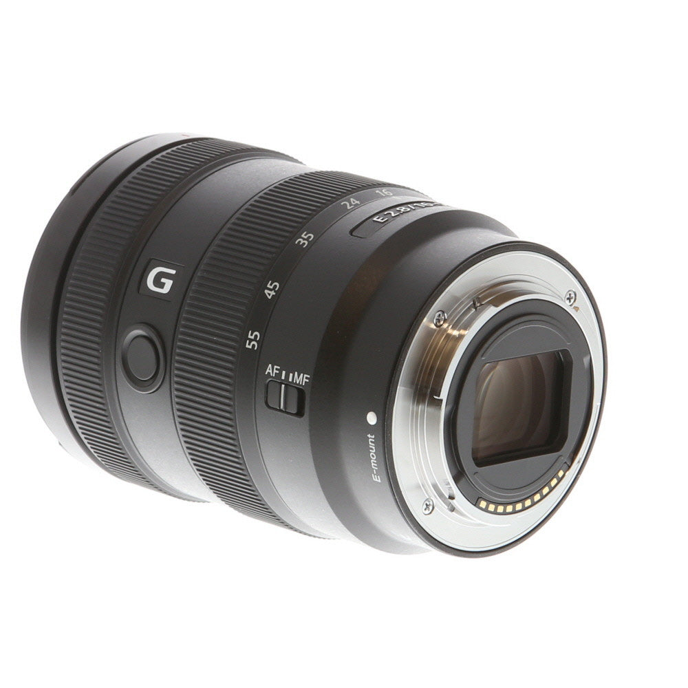 Sony E 16–55 mm f/2,8 G Objektiv SEL1655G – 7-teiliges Zubehörpaket