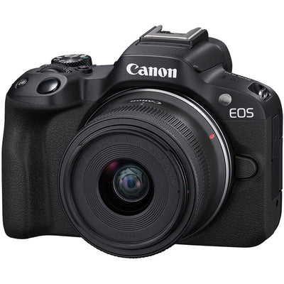 Canon EOS R50 spiegellose Kamera mit 18-45-mm-Objektiv (Schwarz) – 5811C012