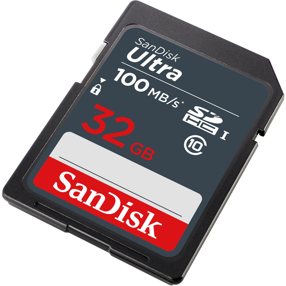 SanDisk 32GB Ultra SDHC UHS-I Memory Card - SDSDUNR-032G-GN6IN