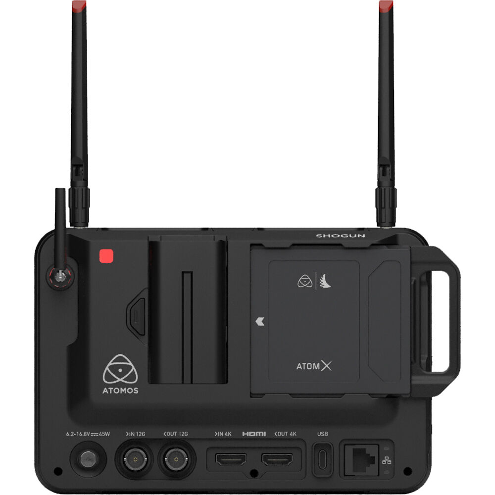 Atomos SHOGUN CONNECT 7" netzwerkfähiger HDR-Videomonitor und -Recorder 8Kp30/4Kp120 Bundle 1