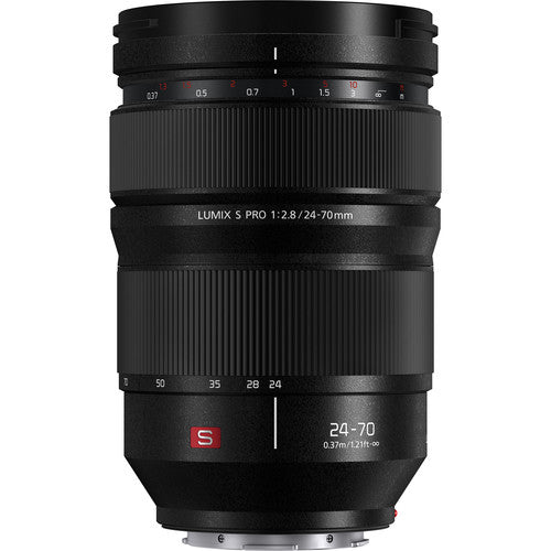 Panasonic Lumix S PRO 24–70 mm f/2,8 Objektiv S-E2470 – 7-teiliges Zubehörpaket