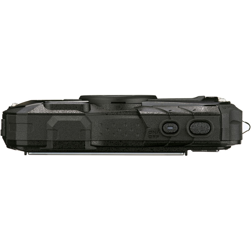 Ricoh WG-80 Digitalkamera (Schwarz) 03123 - 8-teiliges Zubehörpaket