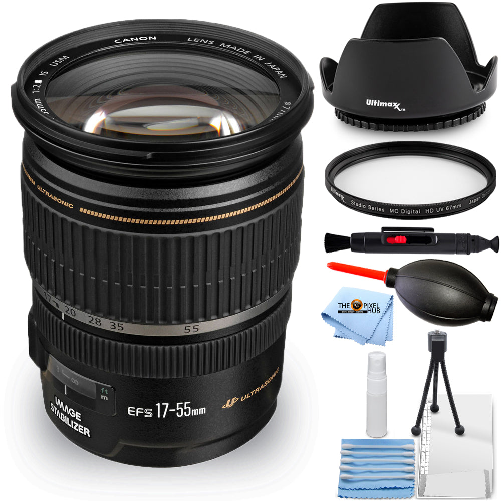 Canon EF-S 17-55mm f/2.8 IS USM Zoomobjektiv 1242B002 - Essential UV-Filterpaket