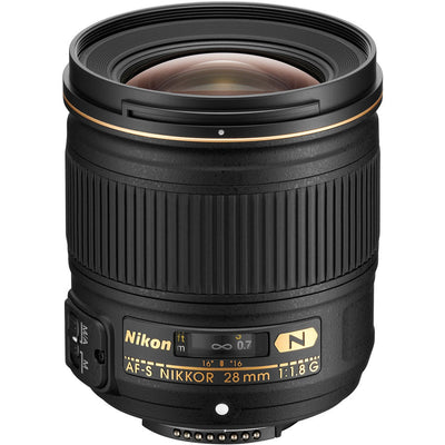 Nikon AF-S NIKKOR 28 mm 1:1,8G-Objektiv – 2203 F-Mount-Objektiv, FX-Format