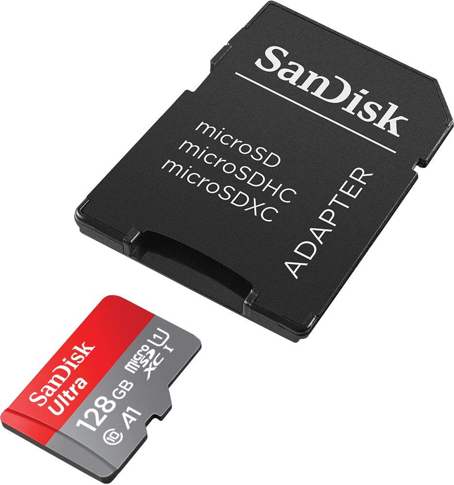 SanDisk 128 GB Ultra microSDXC UHS-I Speicherkarte mit Adapter SDSQUAR-128G-GN6MA