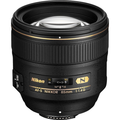 Nikon AF-S NIKKOR 85 mm 1:1,4G-Objektiv für Nikon F 2195 – Essential UV-Filterpaket