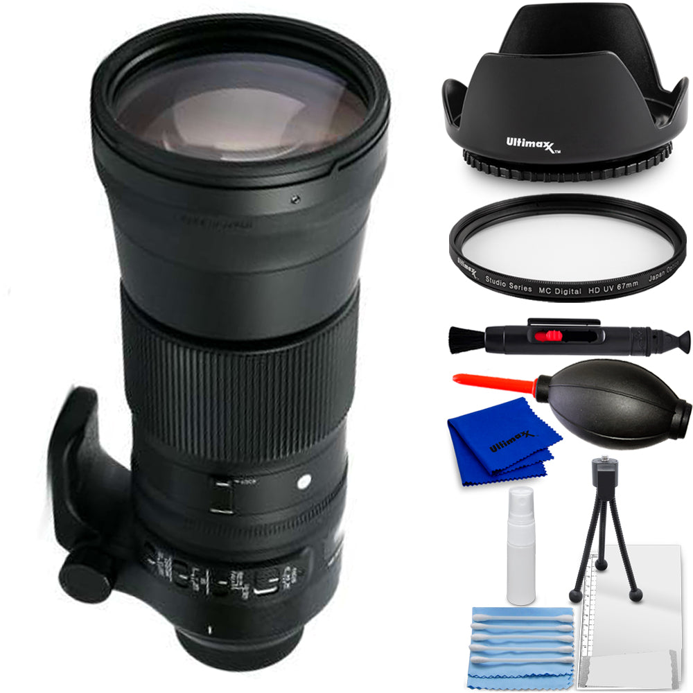 Sigma 150-600mm f/5-6.3 DG OS HSM Contemporary Lens (Canon EF) - UV Bundle