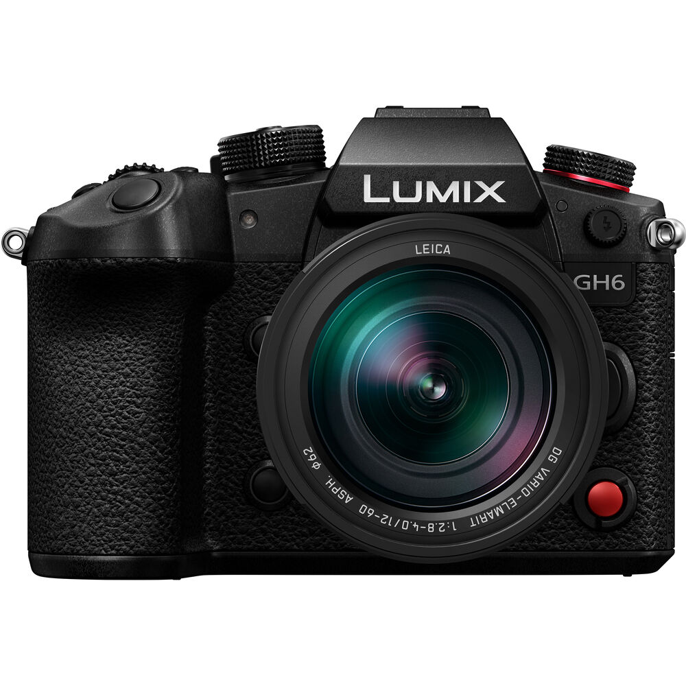 Panasonic Lumix GH6 mit 12–60 mm f/2.8-4 Objektiv DC-GH6LK – 7-teiliges Zubehörpaket