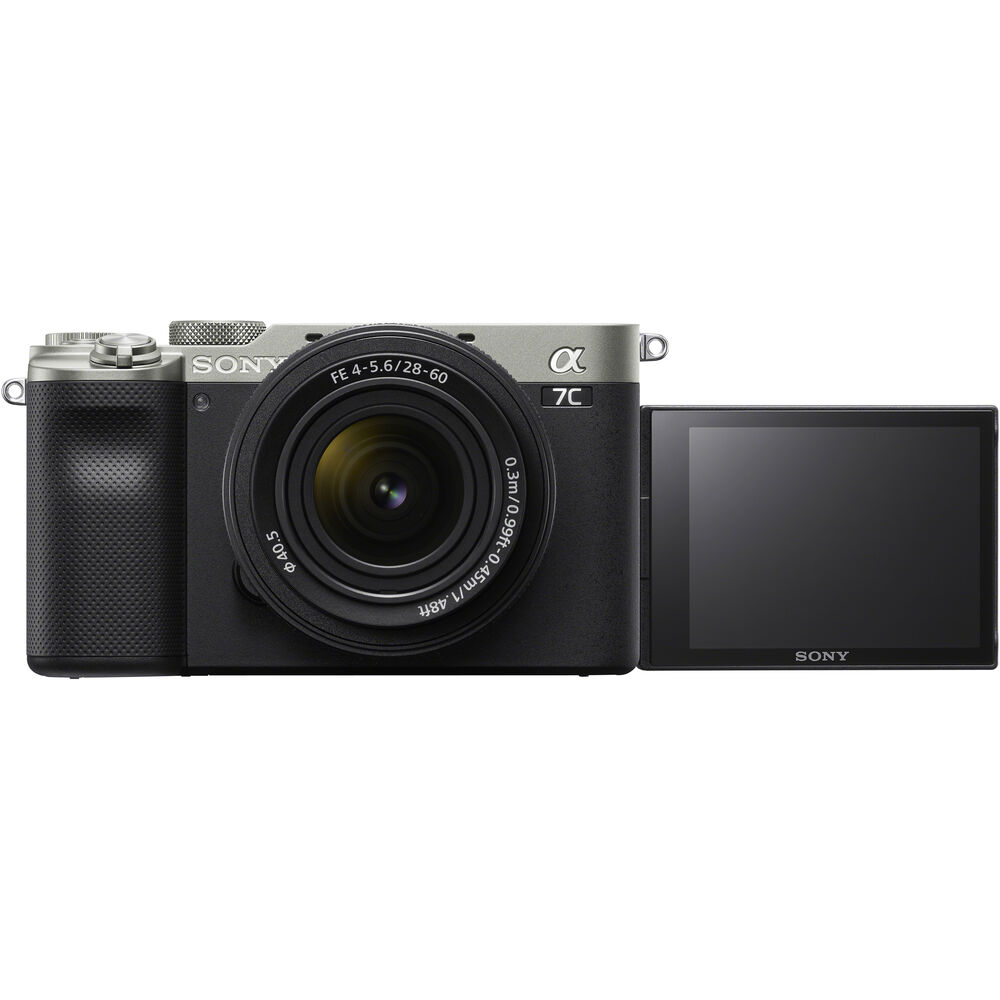 Sony a7C Mirrorless Camera with 28-60mm Lens (Silver) - ILCE7CL/S