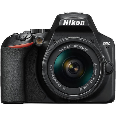 Nikon D3500 DSLR-Kamera mit 18–55 mm + 70–300 mm VR-Objektiven – 14-teiliges Zubehörset