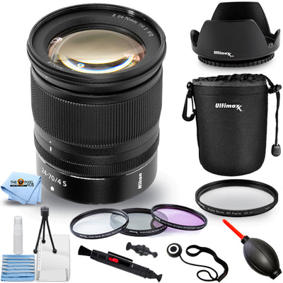 Nikon NIKKOR Z 24–70 mm 1:4 S-Objektiv 20072 + Objektivtasche + Filter-Kit-Paket