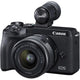 Canon EOS M6 Mark II Mirrorless Camera with 15-45mm Lens and EVF (Black) - USED Canon