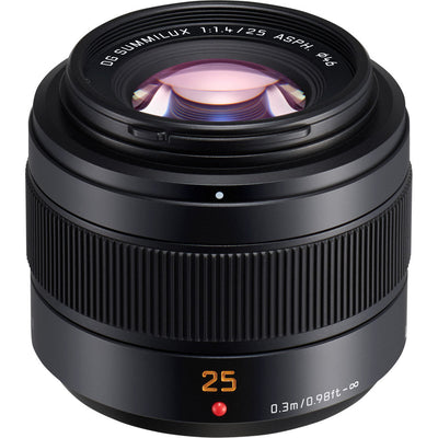 Panasonic Leica DG Summilux 25mm f/1.4 II ASPH. Lens H-XA025 + UV Filter Bundle