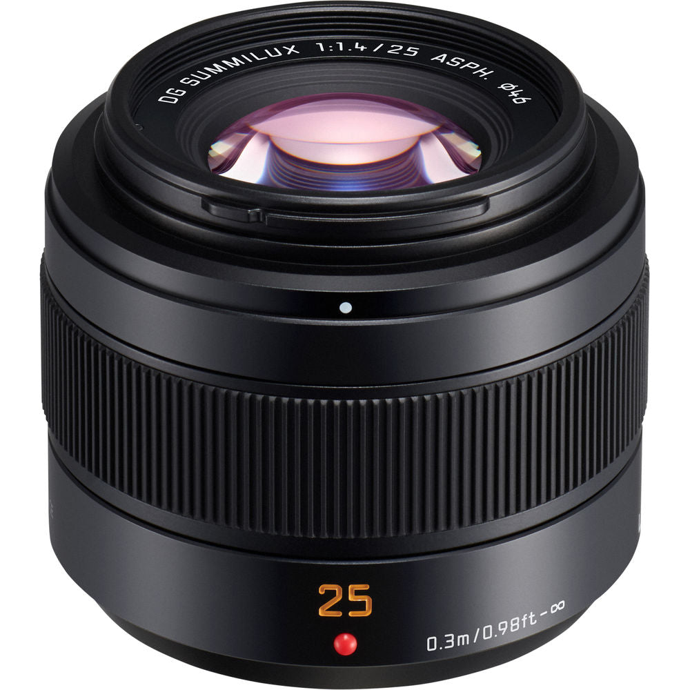 Panasonic Leica DG Summilux 25 mm f/1.4 II ASPH. Objektiv - 12-teiliges Zubehörpaket